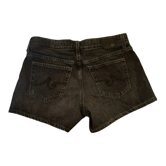 AG Adriano Goldschmied Hailey Relaxed Jean Short Black Stone 28 - Picture 9 of 11